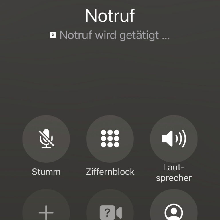 Notruf richtig absetzen