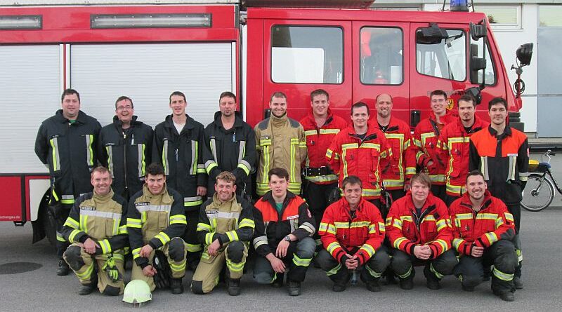 Übungstrag an der Feuerwehrschule Geretsried