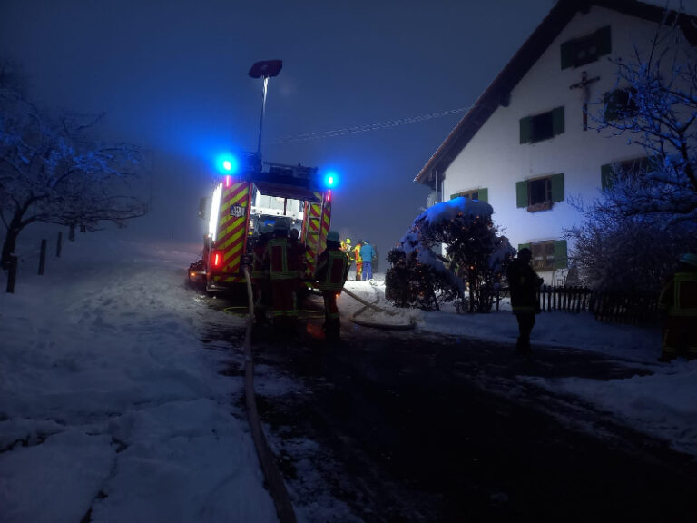 Brand Wohnhaus