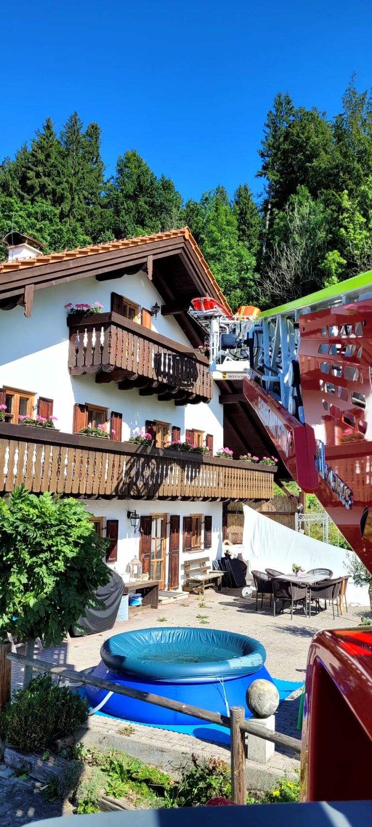 Drehleiterrettung