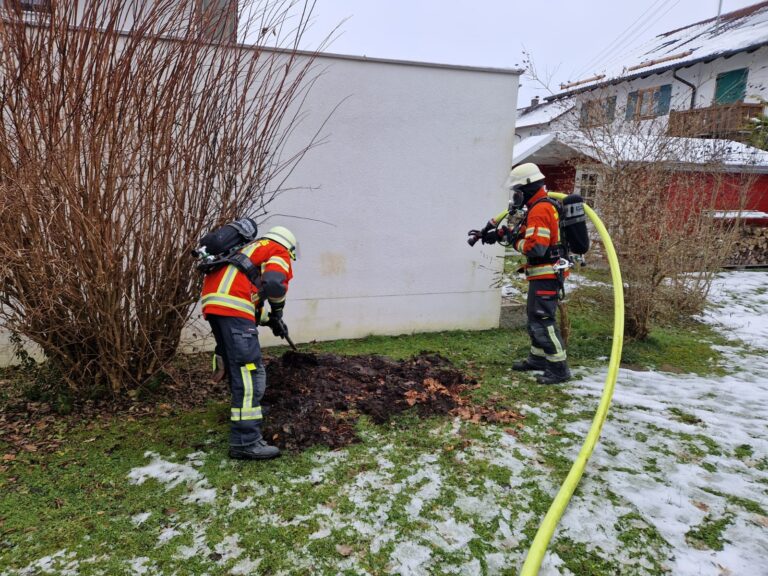 Brand im Freien