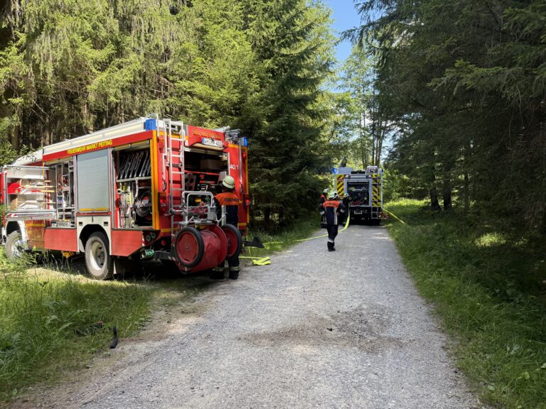 Brand im Freien