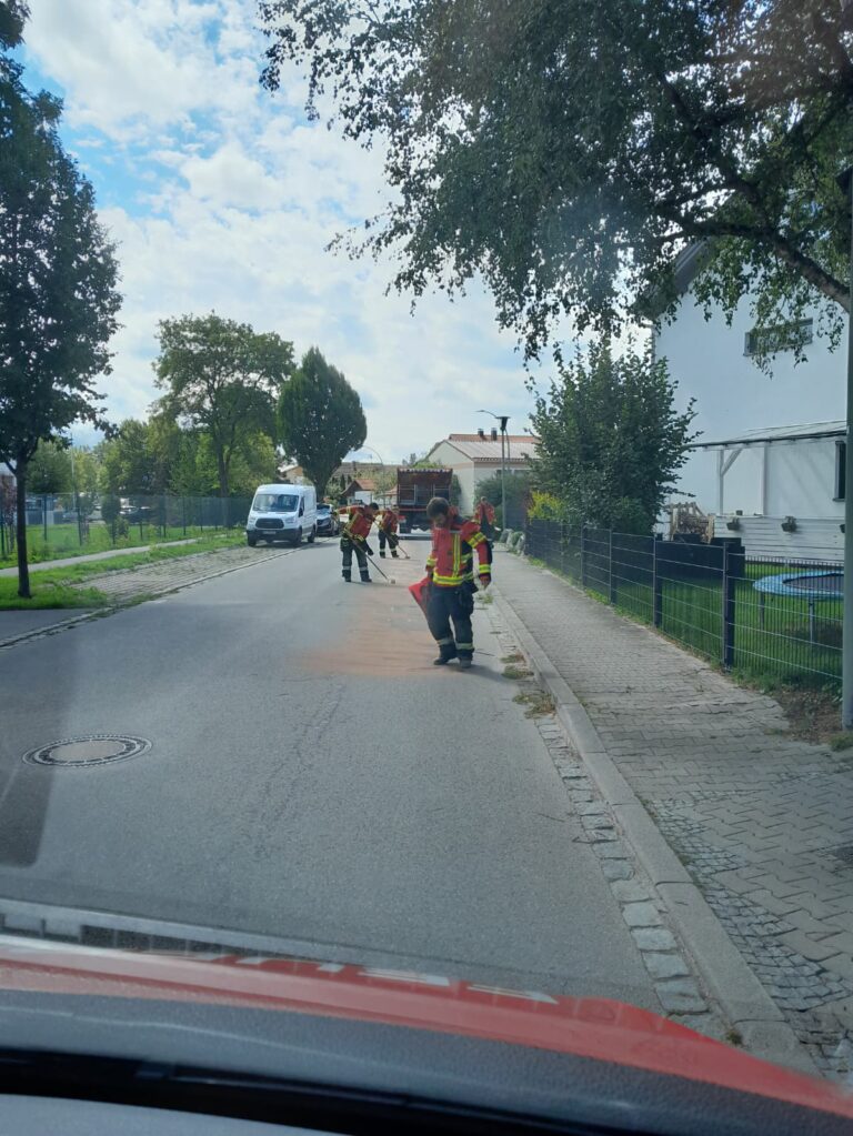 Straße reinigen